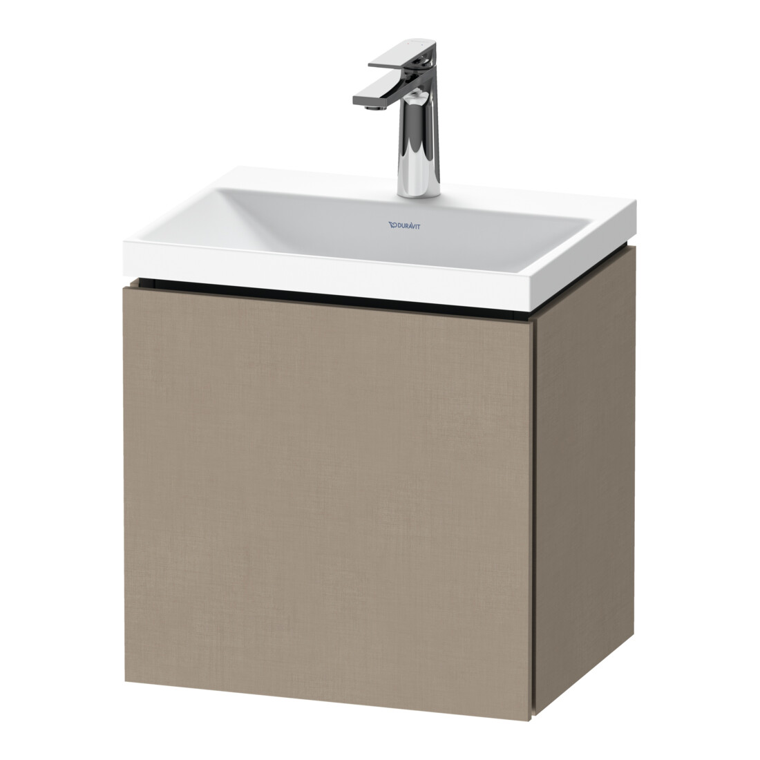 Duravit Ensemble meuble L-Cube 45x35x48 cm, 1 porte, à gauche, avec robinet, sans lavabo