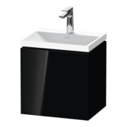 Duravit Ensemble meuble L-Cube 45x35x48 cm, 1 porte, à L, avec HL, blanc brillant