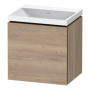 Duravit Ensemble meuble L-Cube 45x35x48 cm, 1 porte, en L, gauche, marbre œuf