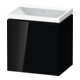 Duravit Ensemble meuble L-Cube 45x35x48cm, 1 porte, à droite, sans poignée, blanc brillant-1