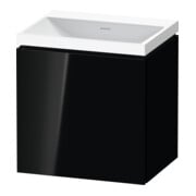 Duravit Ensemble meuble L-Cube 45x35x48cm, 1 porte, à droite, sans poignée, blanc brillant