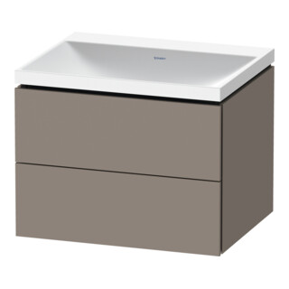 Duravit Ensemble meuble L-Cube 60x48x48 cm, sans robinet, bas. ma, 2 tiroirs
