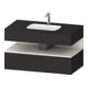 Duravit Ensemble meuble lavabo encastré Qatego 100x55x60 cm, blanc mat, sous-lavabo console-1
