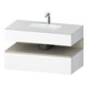 Duravit Ensemble meuble lavabo encastré Qatego 100x55x60 cm, T m/blanc m, Kon-WTU, niche-1