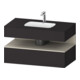 Duravit Ensemble meuble lavabo encastré Qatego 100x55x60cm, T avec Gr, Kon-WTU, niche-1