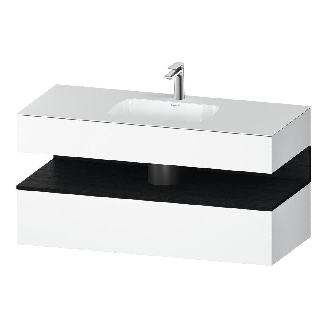 Duravit Ensemble meuble lavabo encastré Qatego 120x55x60 cm, E ch/bl m, Kon-WTU, B