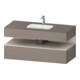 Duravit Ensemble meuble lavabo encastré Qatego 120x55x60 cm, T avec ba ma, sous-lavabo console-1