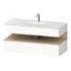 Duravit Ensemble meuble lavabo encastré Qatego 120x55x60cm, blanc, Kon-WTU, B-1