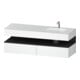 Duravit Ensemble meuble lavabo encastré Qatego 160x50x60 cm, Kon-WTU, B, B r, gris m/blanc m-1