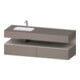 Duravit Ensemble meuble lavabo encastré Qatego 160x50x60 cm, Kon-WTU, B g, Tau m/bas ma-1