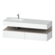 Duravit Ensemble meuble lavabo encastré Qatego 160x50x60 cm, Kon-WTU, L l, P mat/blanc chaud-1