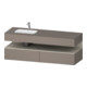Duravit Ensemble meuble-lavabo encastré Qatego 160x50x60cm, Kon-WTU, B, B l, T m/ba ma-1