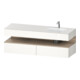 Duravit Ensemble meuble lavabo encastré Qatego 160x50x60cm, Kon-WTU, B, B r, E Ma/w hgl-1