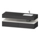 Duravit Ensemble meuble lavabo encastré Qatego 160x50x60cm, Kon-WTU, B, B r, w m/Gr ma-1