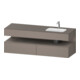 Duravit Ensemble meuble lavabo encastré Qatego 160x50x60cm, Kon-WTU, B, B re, bas. ma-1