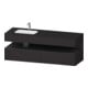 Duravit Ensemble meuble lavabo encastré Qatego 160x50x60cm, Kon-WTU, gris mat-1