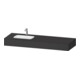 Duravit Ensemble meuble lavabo encastré Qatego 160x55x17 cm, avec K, 1 AS, avec Ü, B l, gris ma-1