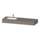 Duravit Ensemble meuble lavabo encastré Qatego 160x55x17cm, avec K, 1 AS, avec Ü, B l, ba ma-1