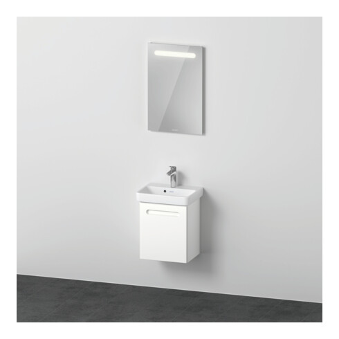 Duravit Ensemble meuble n° 1 45 cm, 1 porte, charnière droite, blanc mat