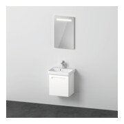 Duravit Ensemble meuble n° 1 50 cm, 1 porte, charnière à gauche, blanc mat