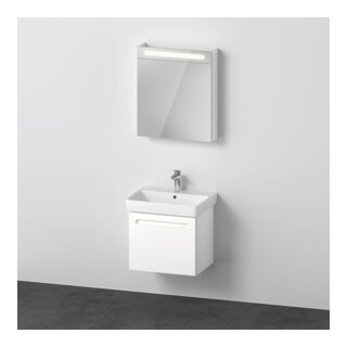 Duravit Ensemble meuble n° 1 60 cm, charnière droite, blanc mat