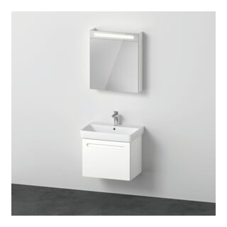 Duravit Ensemble meuble n° 1 65 cm, charnière gauche, blanc mat