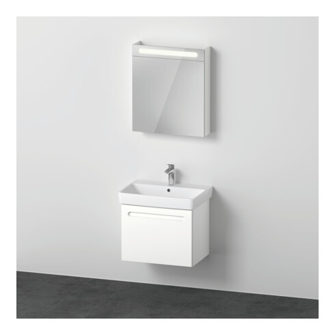 Duravit Ensemble meuble n° 1 65 cm, charnière gauche, blanc mat