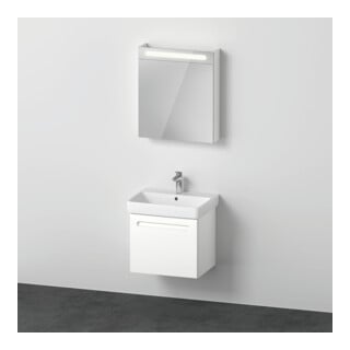 Duravit Ensemble meuble n°1 60 cm, charnière droite, blanc mat