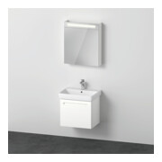 Duravit Ensemble meuble n°1 60 cm, charnière droite, blanc mat
