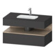 Duravit Ensemble meuble vasque encastrable Qatego 100x55x60cm, E Ma/Gris m, Kon-WTU, B-1
