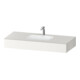 Duravit Ensemble meuble vasque encastrable Qatego 120x55x17 cm, blanc mat, 1 découpe, avec plan-1