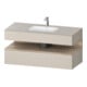 Duravit Ensemble meuble vasque encastrable Qatego 120x55x60 cm, E Ma/t m, Kon-WTU, niches-1