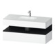 Duravit Ensemble meuble vasque encastrable Qatego 120x55x60cm, blanc mat, console sous-vasque-1