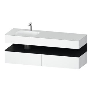 Duravit Ensemble meuble vasque encastrable Qatego 160x50x60 cm, Kon-WTU, B, B l, E sw/we ma