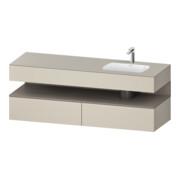 Duravit Ensemble meuble vasque encastrable Qatego 160x50x60 cm, Kon-WTU, B, B r, ba m/ta m