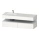 Duravit Ensemble meuble vasque encastrable Qatego 160x50x60 cm, Kon-WTU, blanc mat-1