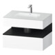 Duravit Ensemble meuble vasque encastrable Qatego 80x55x60cm, E ch/bl m, Kon-WTU, niche-1