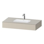Duravit Ensemble meuble vasque encastré Qatego 100x55x17 cm, T m, m K, 1 découpe, m ÜL