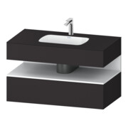 Duravit Ensemble meuble vasque encastré Qatego 100x55x60 cm, blanc mat avec console