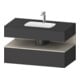 Duravit Ensemble meuble vasque encastré Qatego 100x55x60 cm, T avec Gr, Kon-WTU, niche-1