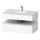 Duravit Ensemble meuble vasque encastré Qatego 100x55x60cm, blanc mat, sous-meuble console-1