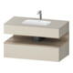 Duravit Ensemble meuble vasque encastré Qatego 100x55x60cm, E Ma/t mat, console sous vasque-1