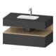 Duravit Ensemble meuble vasque encastré Qatego 100x55x60cm, E na/gra m, Kon-WTU, B-1
