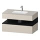 Duravit Ensemble meuble vasque encastré Qatego 100x55x60cm, E sw/tau m, Kon-WTU, B-1