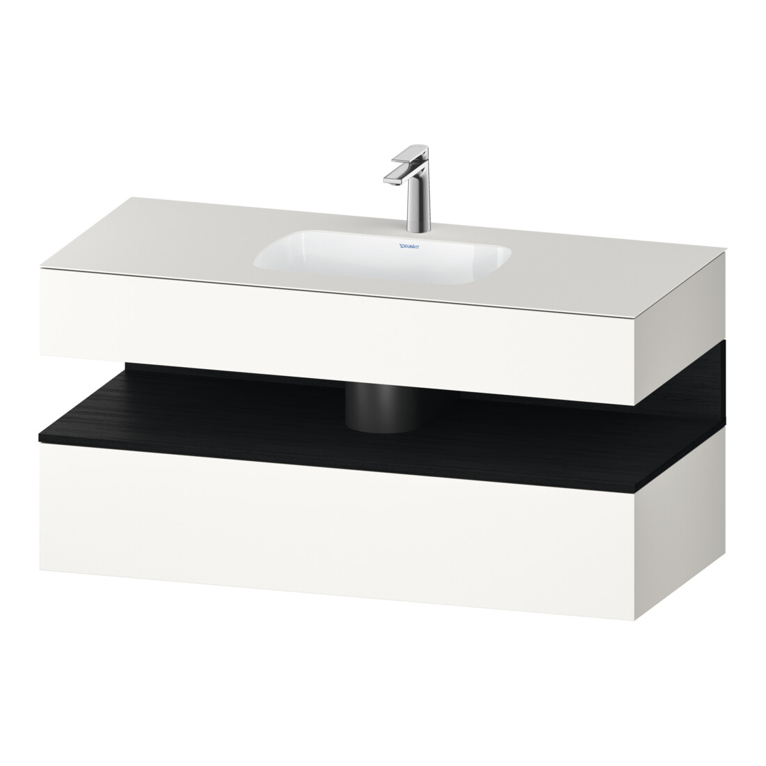 Duravit Ensemble meuble vasque encastré Qatego 120x55x60 cm, E ch/bl m, Kon-WTU, B