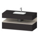 Duravit Ensemble meuble vasque encastré Qatego 120x55x60cm, T avec Gr, Kon-WTU, niche-1