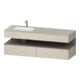 Duravit Ensemble meuble vasque encastré Qatego 160x50x60 cm, Kon-WTU, B, B l, ba m/ta m-1