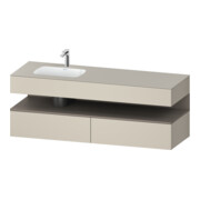 Duravit Ensemble meuble vasque encastré Qatego 160x50x60 cm, Kon-WTU, B, B l, ba m/ta m