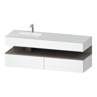 Duravit Ensemble meuble vasque encastré Qatego 160x50x60 cm, Kon-WTU, B, B l, ba m/we ma