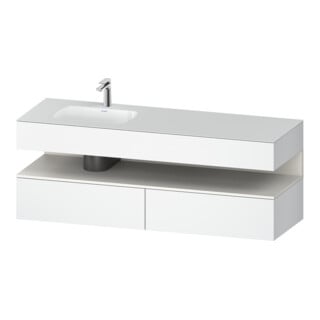 Duravit Ensemble meuble vasque encastré Qatego 160x50x60 cm, Kon-WTU, B, B l, w m/we ma
